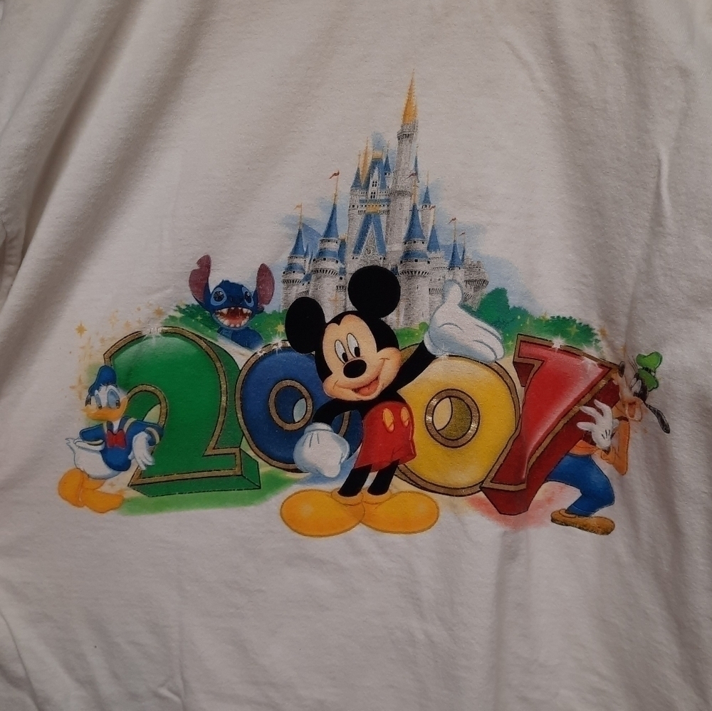 WALT DISNEY WORLD Long Sleeve Shirt 2007 - Picture 8 of 11